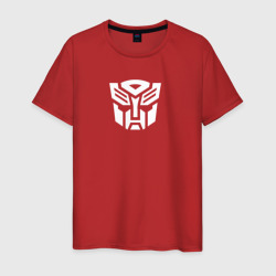 Светящаяся мужская футболка Трансформеры: Лого автоботов
