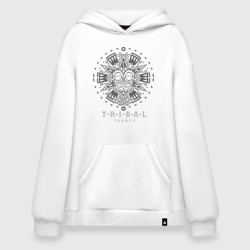 Худи SuperOversize хлопок Tribal trance mandala