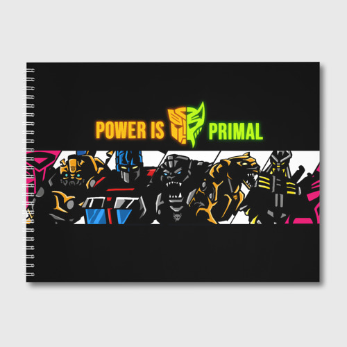 Альбом для рисования Трансформеры: Power is Primal