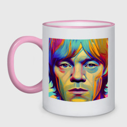 Кружка двухцветная Brian Jones Digital Portret