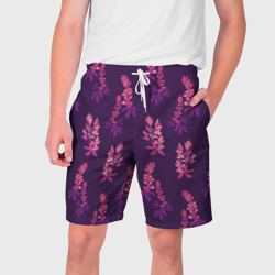 Мужские шорты 3D Violet nature