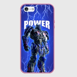 Чехол для iPhone 5/5S матовый Трансформеры: Оптимус Прайм