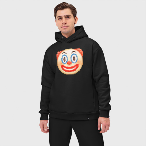 Мужской костюм oversize хлопок с принтом Клоун из клоунов, фото на моделе #1