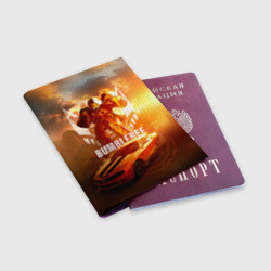 Обложка для паспорта матовая кожа Трансформеры: Бамблби - фото 2