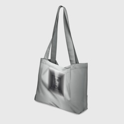 Пляжная сумка 3D Взгляд девушки с рамки - фото 2
