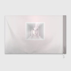 Флаг 3D Девушка с аниме в рамке - фото 2