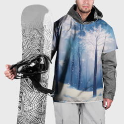 Накидка на куртку 3D Снежный лес