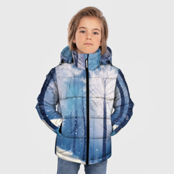 Зимняя куртка для мальчиков 3D Снежный лес - фото 2