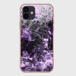Текстура - Lilac smoke – Чехол для iPhone 12 Mini с принтом купить