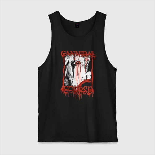 Мужская майка хлопок Cannibal Corpse - metal