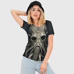 Женская футболка 3D Slim Истинный Ктулху - фото 2
