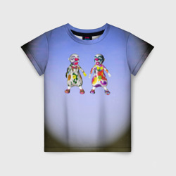 Детская футболка 3D Два чудаковатых клоуна