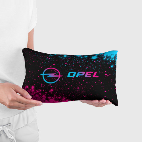 Подушка 3D антистресс Opel - neon gradient: надпись и символ - фото 3