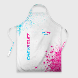 Фартук 3D Chevrolet neon gradient style: надпись, символ