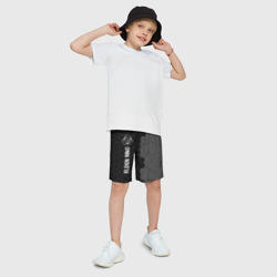 Детские спортивные шорты 3D Elden Ring glitch на темном фоне: по-вертикали - фото 2