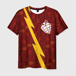 Green Day гитары и молния – Мужская футболка 3D с принтом купить со скидкой в -26%