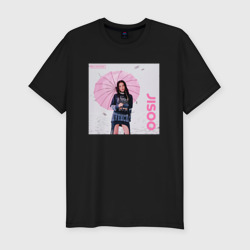 Мужская футболка хлопок Slim Blackpink Jisoo