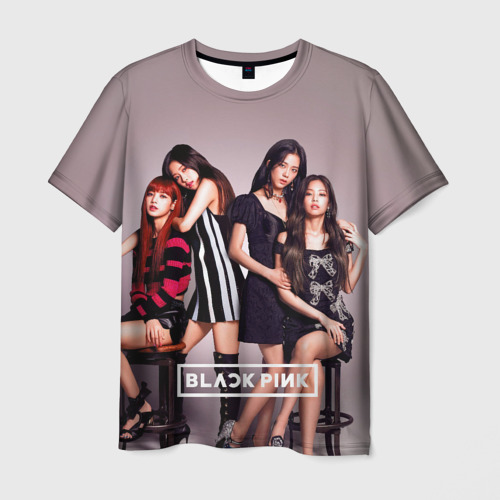 Мужская футболка 3D Blackpink K-pop, цвет 3D печать