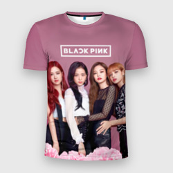 Мужская футболка 3D Slim Blackpink girls