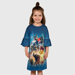 Детское платье 3D Трансформеры 7: Все персонажи - фото 2