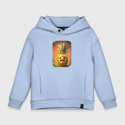 Детское худи Oversize хлопок Cartoon party with pineapple