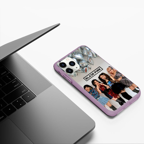 Чехол для iPhone 11 Pro матовый с принтом Blackpink girls, фото #5