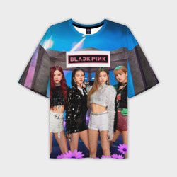 Мужская футболка oversize 3D K-pop Blackpink