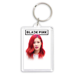 Брелок прямоугольный 35*50 Blackpink Rose