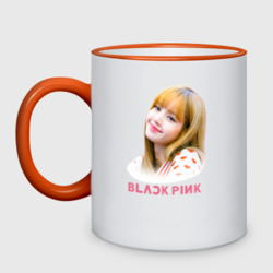 Кружка двухцветная Lisa  Blackpink