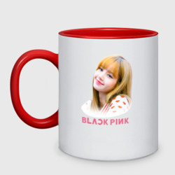 Кружка двухцветная Lisa  Blackpink