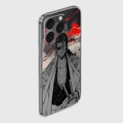 Чехол для iPhone 16 Pro Max силиконовый с защитой камеры Самурай Сюнсуй Кьёраку - Блич - фото 2