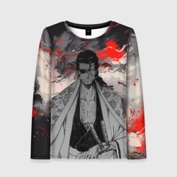 Женский лонгслив 3D Самурай Сюнсуй Кьёраку - Блич