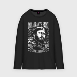 Мужской лонгслив oversize хлопок Comandante Fidel