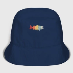 Мужская панама хлопок Color fish