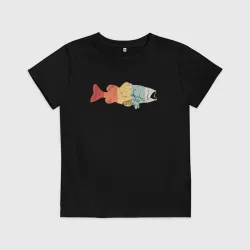 Детская футболка хлопок Color fish