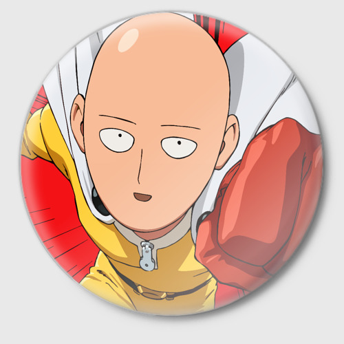 Значок Saitama big, цвет белый