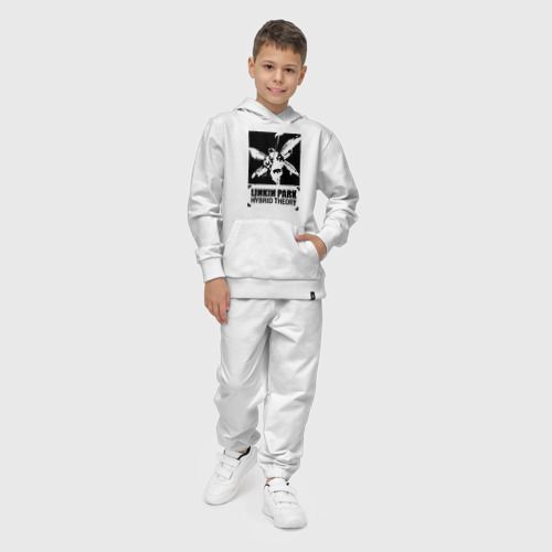 Детский костюм с толстовкой хлопок LP Hybrid Theory, цвет белый - фото 3