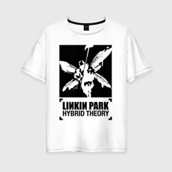 Женская футболка хлопок Oversize LP Hybrid Theory