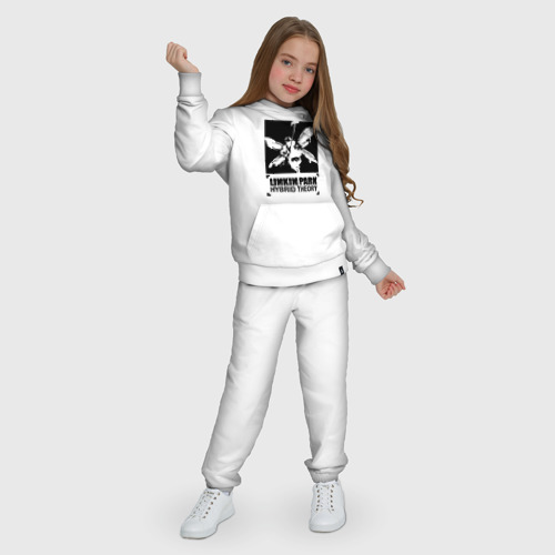 Детский костюм с толстовкой хлопок LP Hybrid Theory, цвет белый - фото 6