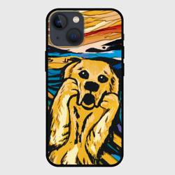 Чехол для iPhone 13 mini Крик собаки