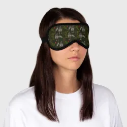 Маска для сна 3D Избушки и перья - фото 2