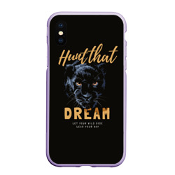 Чехол для iPhone XS Max матовый Let your wild side lead your way