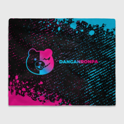 Danganronpa - neon gradient: надпись и символ – Плед 3D с принтом купить со скидкой в -14%