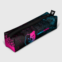 Пенал школьный 3D Danganronpa - neon gradient: надпись и символ