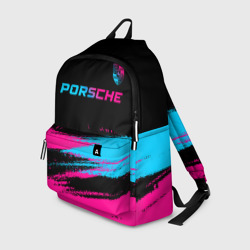 Рюкзак 3D Porsche - neon gradient: символ сверху