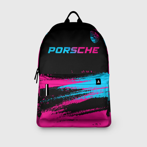 Рюкзак 3D Porsche - neon gradient: символ сверху - фото 4