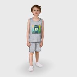 Детская пижама с шортами хлопок Brian Jones Pop Glitch Art - фото 2