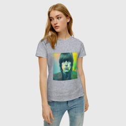 Женская футболка хлопок Brian Jones Pop Glitch Art - фото 2