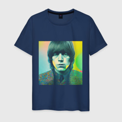 Мужская футболка хлопок Brian Jones Pop Glitch Art