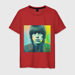 Мужская футболка хлопок Brian Jones Pop Glitch Art